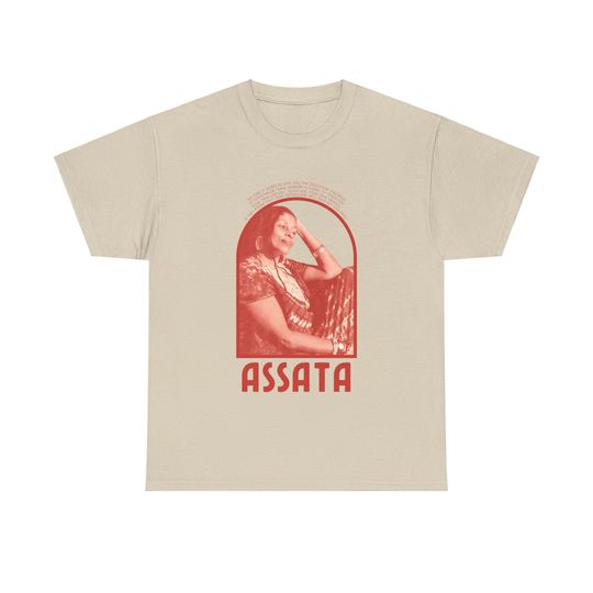 ASSATA revolution tshirt red quote communist anarchist socialist Black liberation army bl panther porty decolonization tee t-shirt women