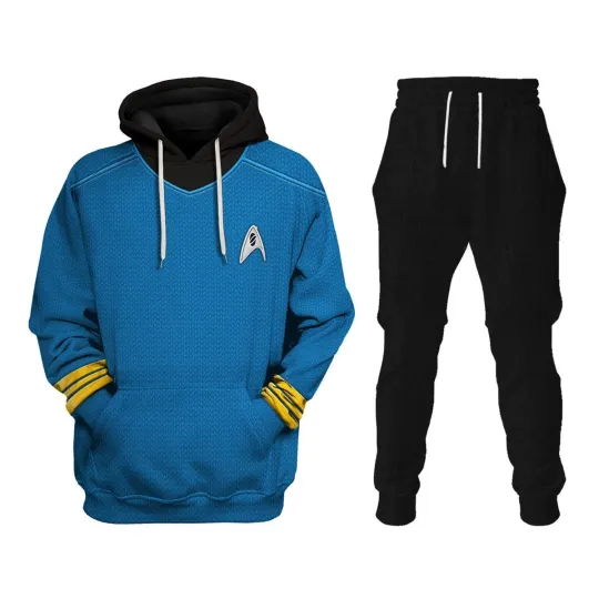 Discover Personalized Into Darkness Blue Hoodie Sweatpants Apparel