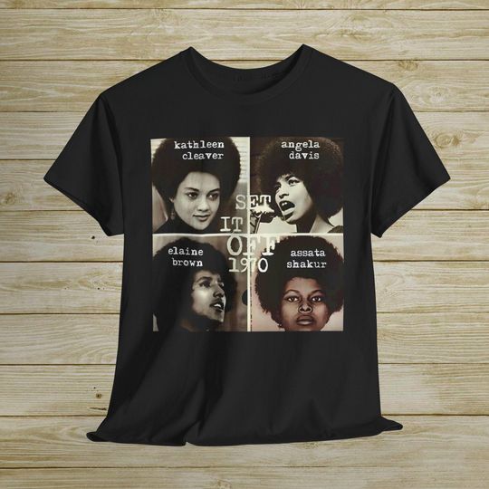 Discover Black Women Revolutionaries, "Set lT 0ff, 1970" (Pre-Latifah), Juneteenth, Angela Davis, K Cleaver, Assata, E.B., black history month