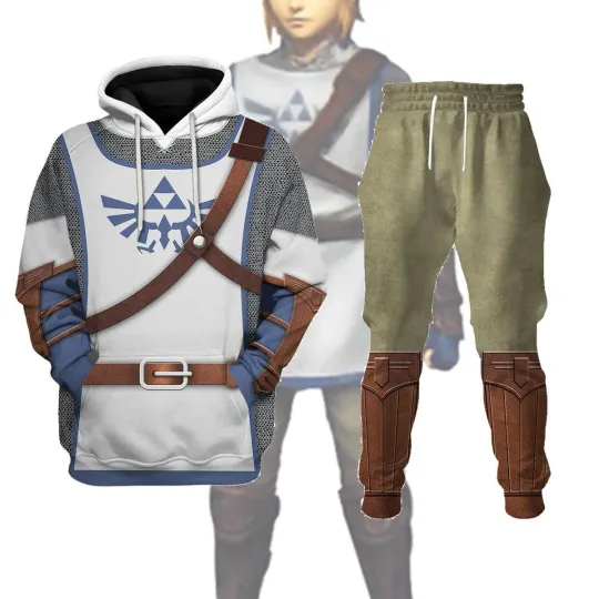 Zelda Attire Hoodie Sweatshirt Sweatpants Cosplay