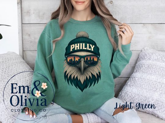Discover Philadelphia Football Sweatshirt, Philadelphia Football shirt, Eagle mascot sweatshirt, Philly fan gift, sundays are for the birds