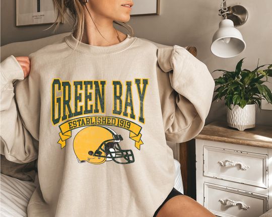 Discover Green Bay Vintage Sweatshirt, Game Day Fan Gift