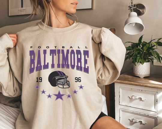 Discover Baltimore Football Sweatshirt, Game Day Fan Gift