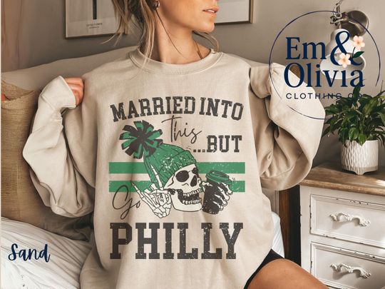 Discover Philadelphia Football Sweatshirt, Game Day Fan Gift