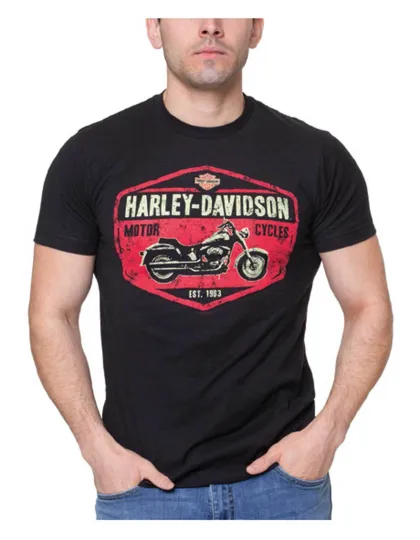 H Davidson Men's Preserve Short Sleeve Crew Neck T-Shirt