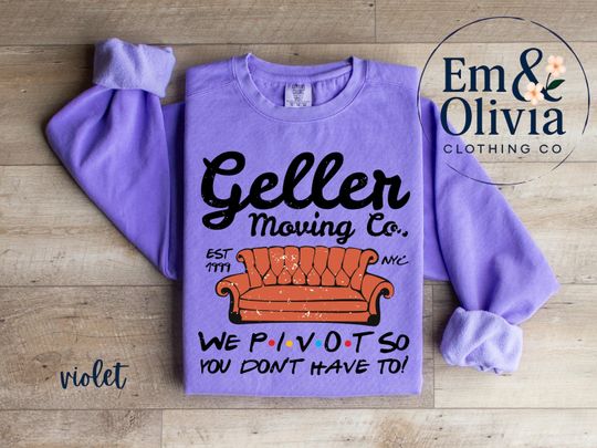 Discover Friends Ross Geller Pivot Sweatshirt: TV Show Fleece Crewneck