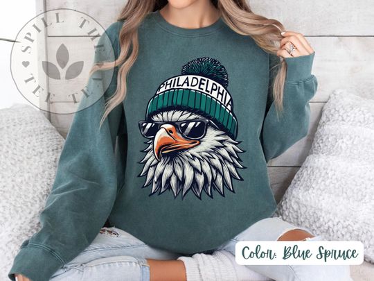 Philadelphia Football Eagle Sweatshirt, Game Day Fan Gift