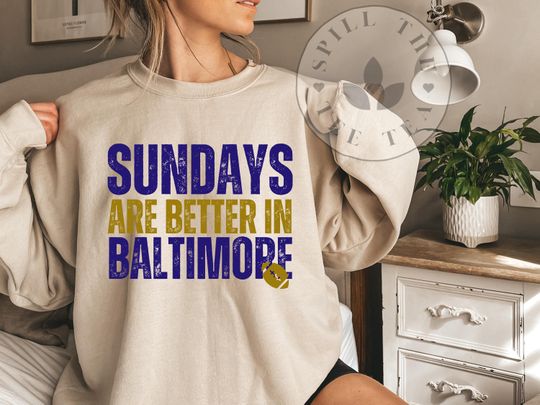 Discover Baltimore Football Sweatshirt: Game Day Unisex Crewneck