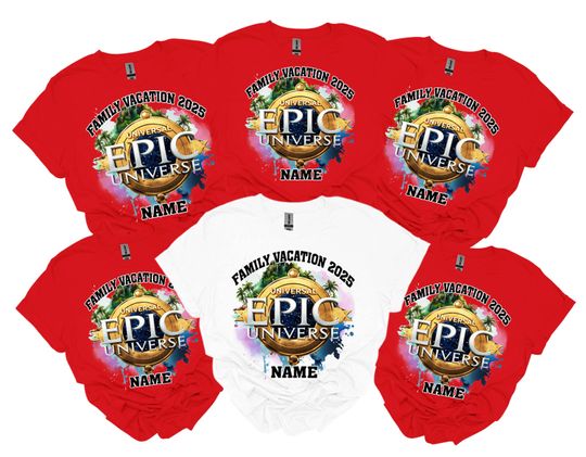 Discover Personalized Family Vacation 2025 Shirt: Universal Trip Matching Group Tee