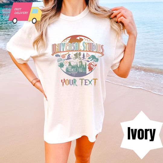 Custom 2025 Universal Studios Family Trip T-shirt, Universal Studios Trip Tee, Family Vacation Shirt, Wizard House Tee