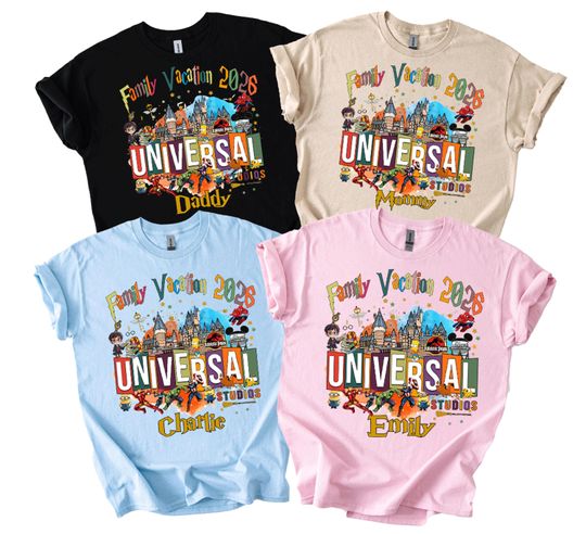 Discover Universal Studios Adventure T-Shirt: Family Trip Tee