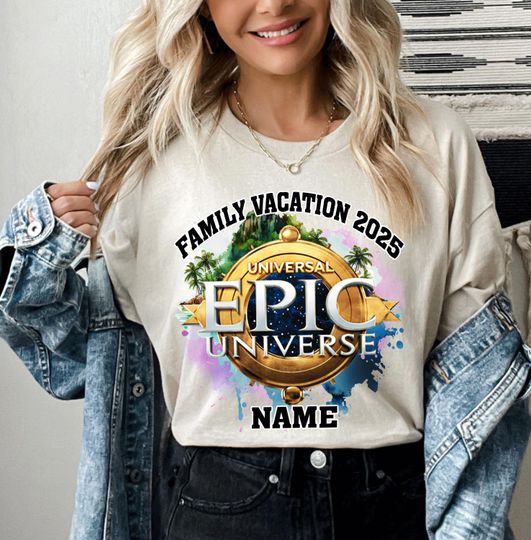 Discover Custom Epic Universe Family Vacation Shirts
