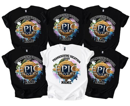 Custom Epic Universe Family Vacation Shirts