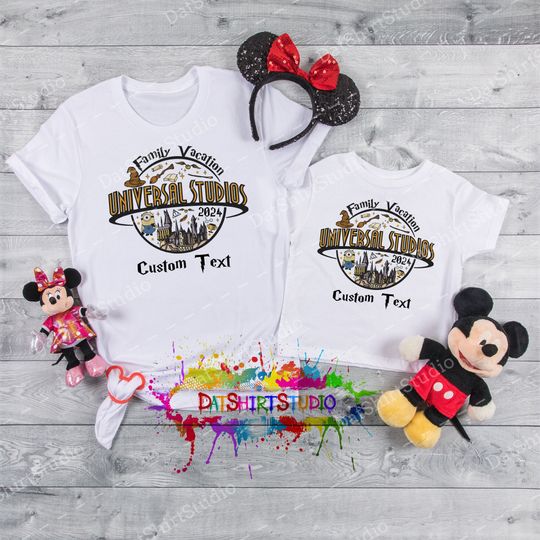 Discover Universal Studios Shirts, Universal Studios Family Matching shirts with Custom Name, Disney Universal Studios Shirts, Disney 2024 DT493