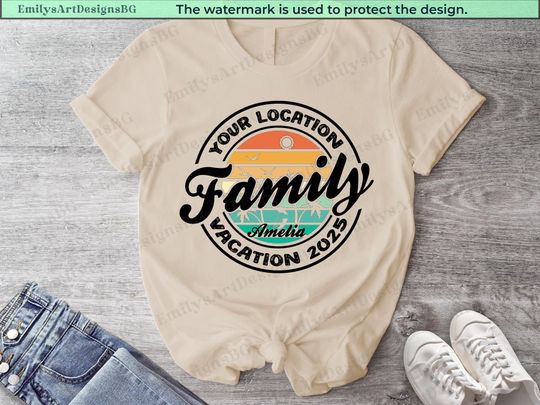 Discover Personalized Family Vacation Shirt: Custom 2025 Trip