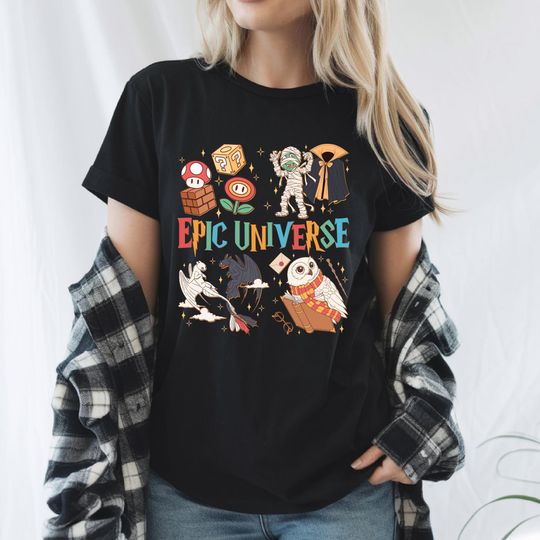 Discover Personalized Epic Universe Shirt, Epic Universe 2025 Family Trip Tee, Epic Universe Family Shirts, Epic Universe Orlando Park,Universal Epic