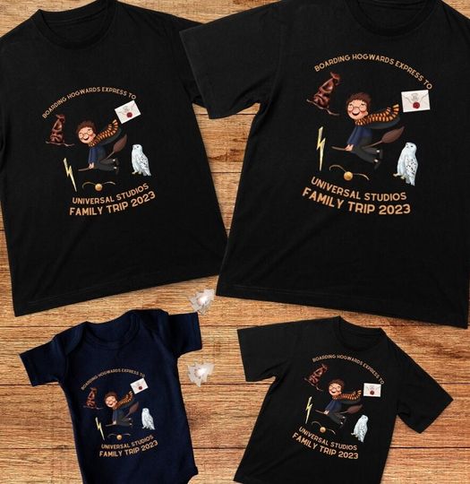 Harry Potter Shirt,Universal Studios 2025 Shirt, Universal Studio Orlando Tee, Disneyworld Vacation Tees, Disney Magic Kingdom Family shirts