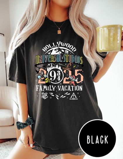 Discover Hollywood Universal Studios 2025 Family Vacation Shirt