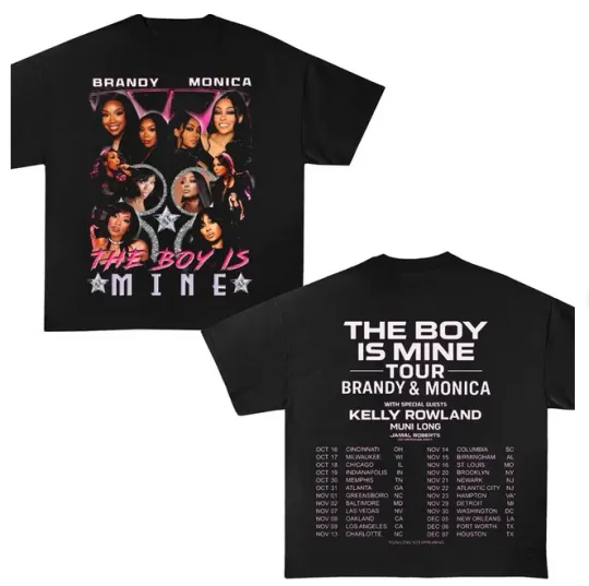 Discover The Boy Is Mine Tour Shirt – Brandy and Monica Concert Tee