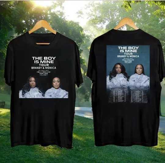 Discover 2 Sides Brandy And Monica Tour 2025 Black Unisex S-5XL T-Shirt