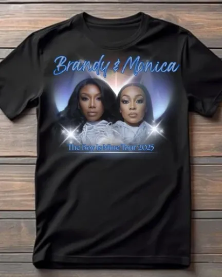 Discover NEW Brandy And Monica - The Boy Is Mine Tour 2025 Unisex T-Shirt Size S-3XL