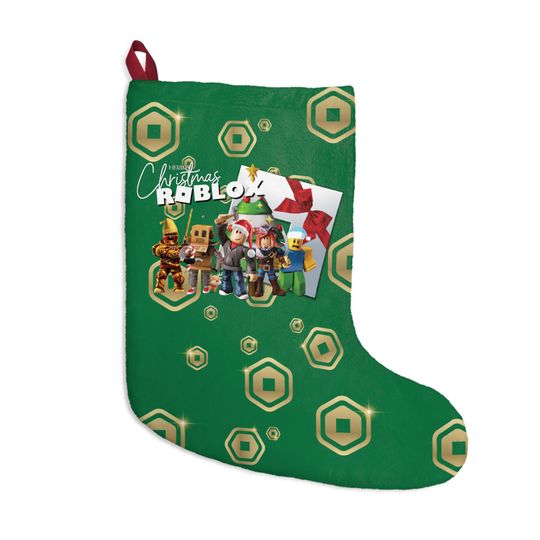 Discover Roblox Christmas Stocking - Merry Christmas stockings with festive design | Plush decoration, gift idea for kids, fans & families