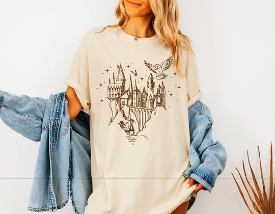 Discover Magic School Shirt: Comfort Colors Fantasy World Tee