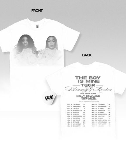 The Boy Is Mine Tour 2025 | R&B Artist, Brandy, Monica, Ready To Print