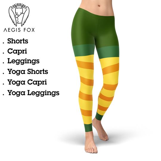 Discover St Patrick's Day Leggings: Leprechaun Clover Print, Activewear