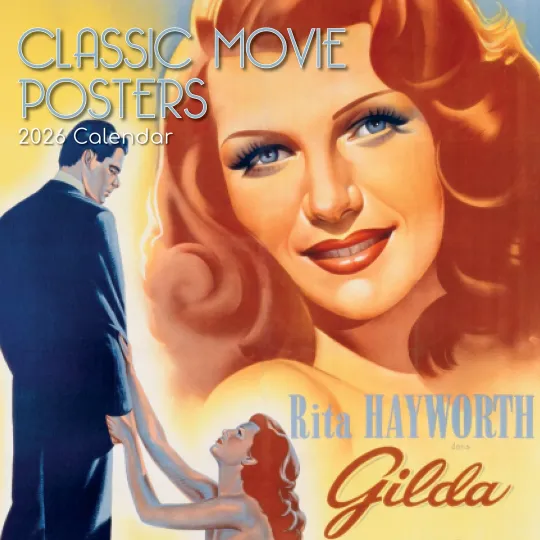 Discover Classic Movie Posters 2026 Square Wall Calendar 16 Month Arts Photo Planner Gift