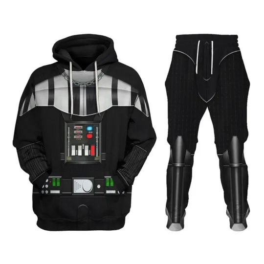 Darth Vader Costume Hoodie Sweatshirt Sweatpants