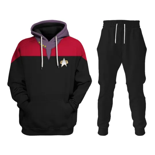 Discover Personalized Voyager Red Costume Hoodie Sweatshirt Sweatpants Apparel