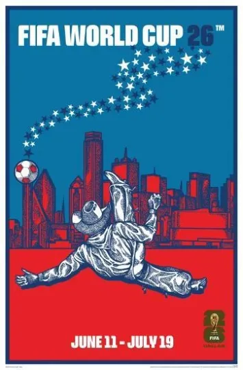 Discover FIFA World Cup 2026 - Dallas - poster no frame