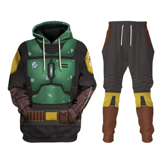 Discover Personalized The Book Of Boba Fett Costume Hoodie Sweatshirt Sweatpants
