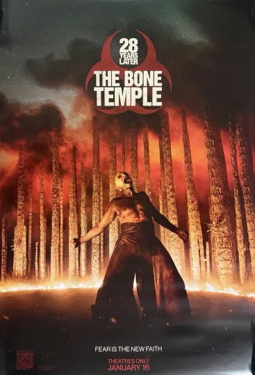 Discover “28 Years Later: The Bone Temple” (2026) Official Movie Poster  DS 27”x40”