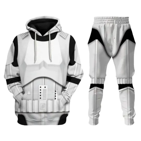 Stormtrooper 2 Costume Hoodie Sweatshirt Sweatpants