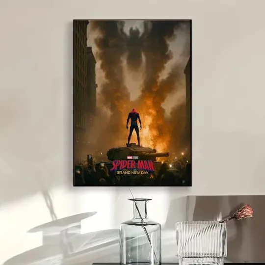 Spider-Man Poster July 31 2026 Movie Art Print Wall Decor