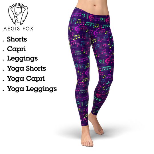 Discover Music Leggings, Leggings Gift for Women