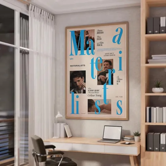 Discover Materialists (2026) Movie Wall Decor Poster, Festival Gift Idea, No Frame