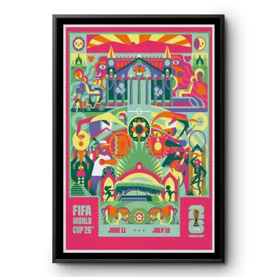 Show Philadelphia unveils FIFA World Cup 2026 Poster Atlanta - Wall Decor