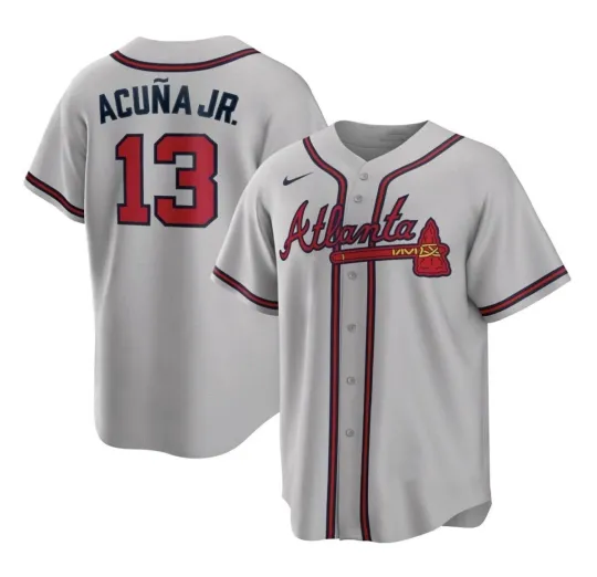 Discover Acuna Jr. 13 Baseball Jersey For Fans C463