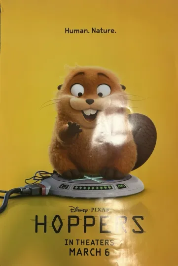 Discover HOPPERS MOVIE POSTER  2026 DISNEY PIXAR