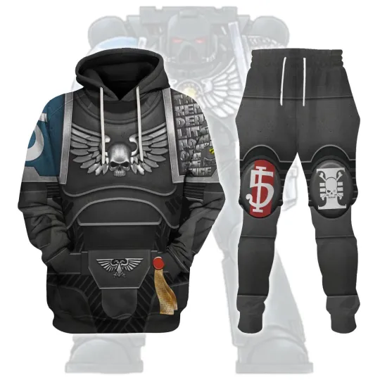 Discover Personalized Space Marines DEATHWATCH Costume Hoodie Sweatshirt