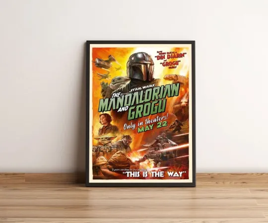 The Mandalorian and Grogu 2026 Movie Poster