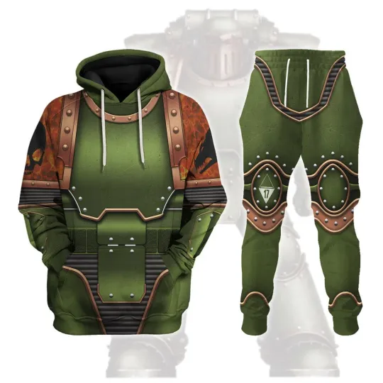 Discover Personalized SALAMANDERS in Mark III Power Armor Costume Hoodie Sweatshirt