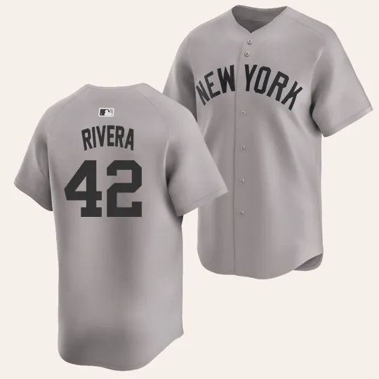 Discover #42 Mariano Riv Baseball Jersey S-5XL For Fans C794