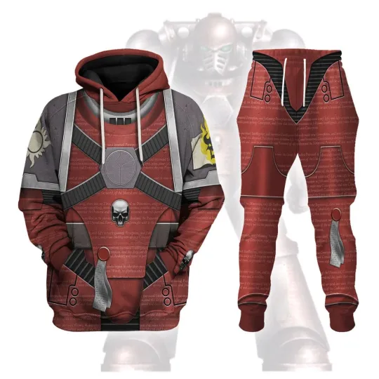 Discover Personalized Horus Heresy-era Word Bearers Colour Scheme Costume Hoodie
