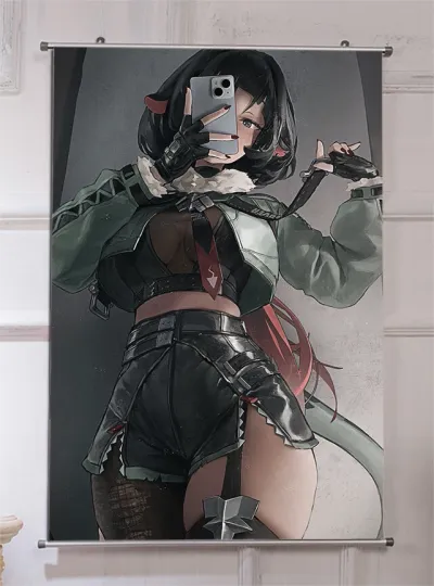 Anime Zenless Zone Zero Jane Doe HD ART Wall Scroll Poster Home Decor Gift