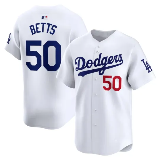 Discover #50 Mookie Betts Star S-5XL Baseball Jersey Shirt For Fans C764