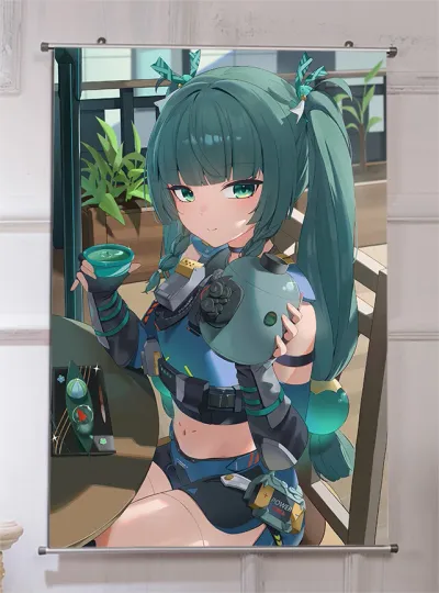 Discover Game Zenless Zone Zero Qingyi Poster Art Wall Scroll Home Decor 60*90cm Y01